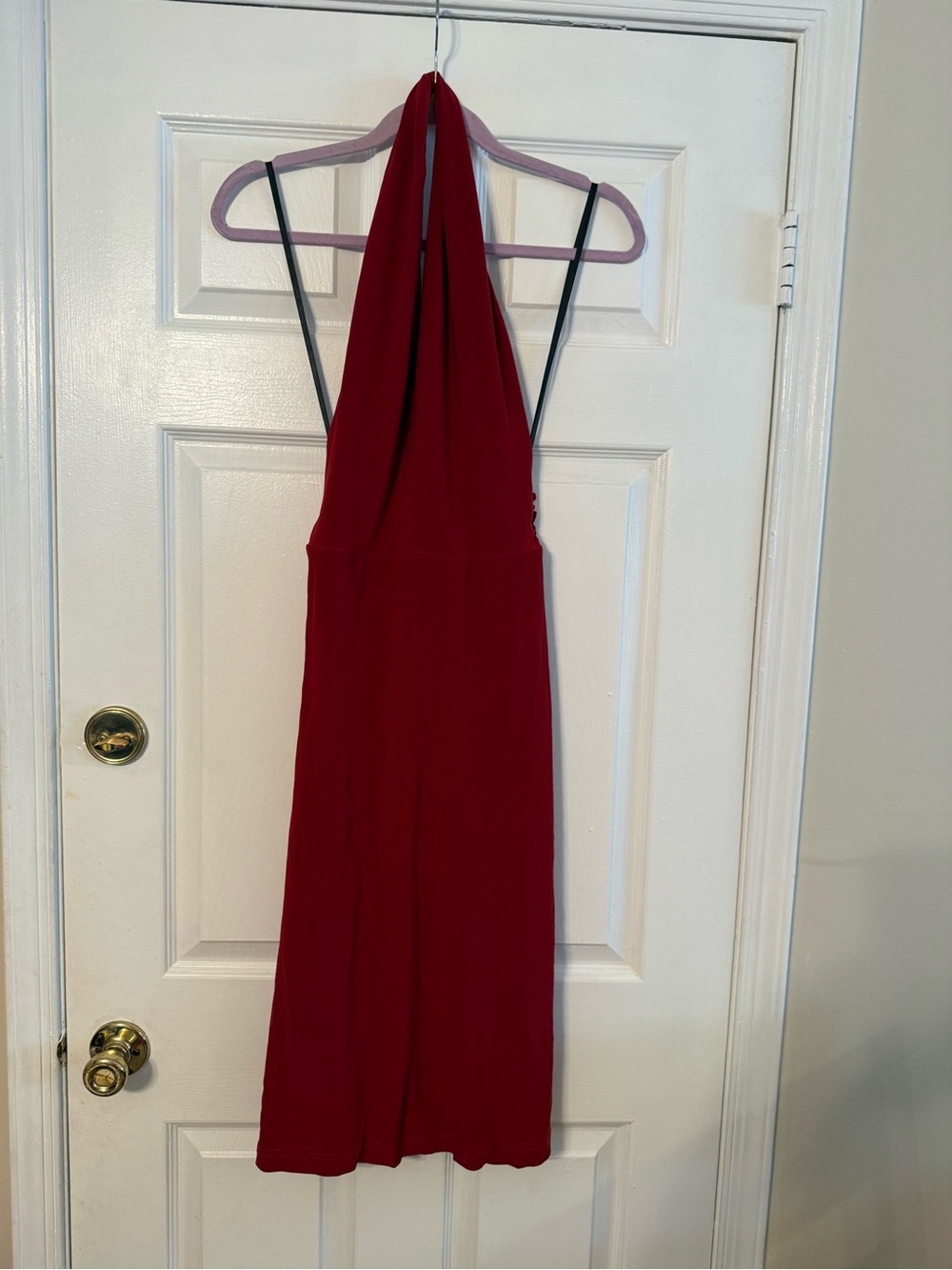 Laundry By Shelli Segal Red One-Shoulder Midi Dress